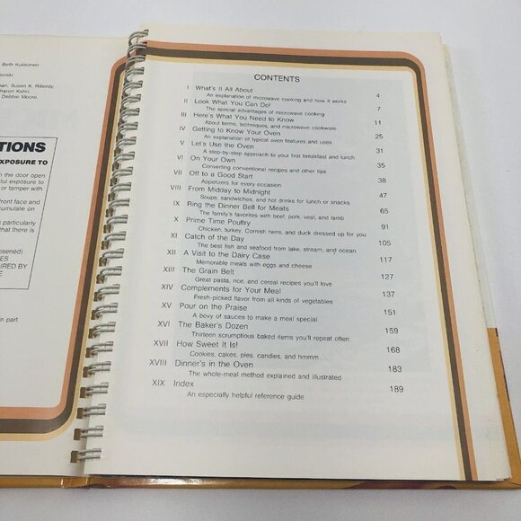Vintage Sears Kenmore Microwave Cooking Cookbook Recipe Book Picture Beginner - Picture 5 of 10